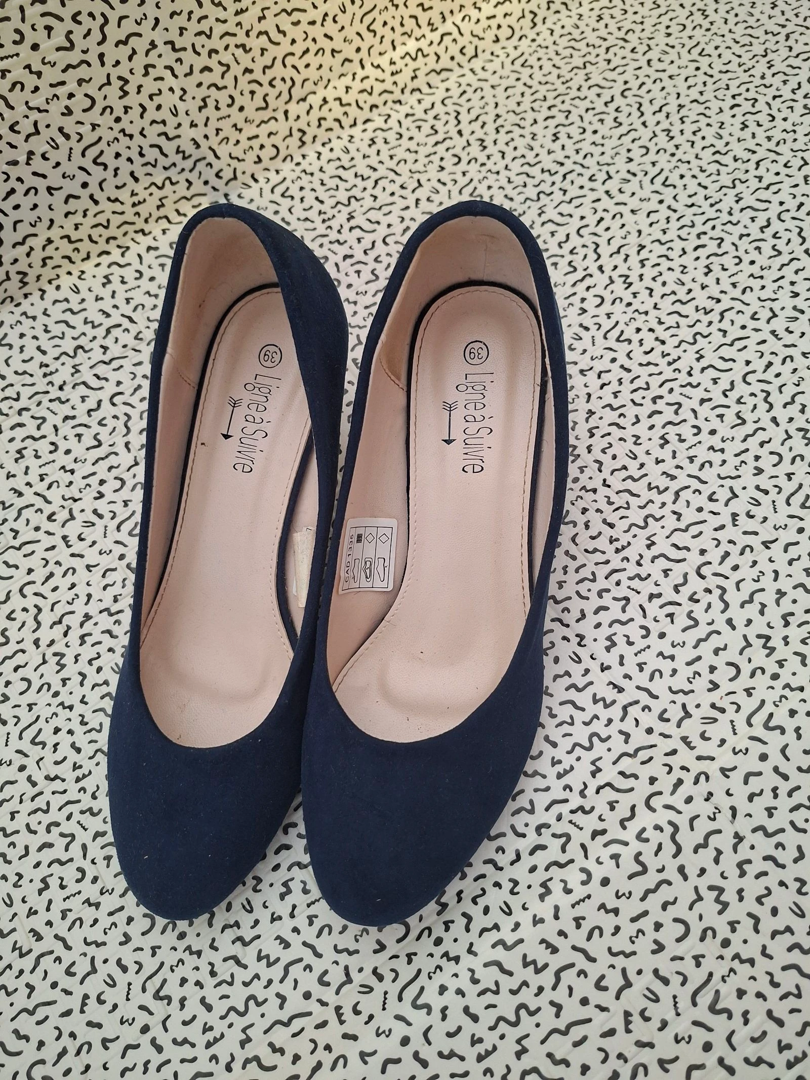 Navy blue pumps Ligne à Suivre size 39 – Elegant heels – photo 2